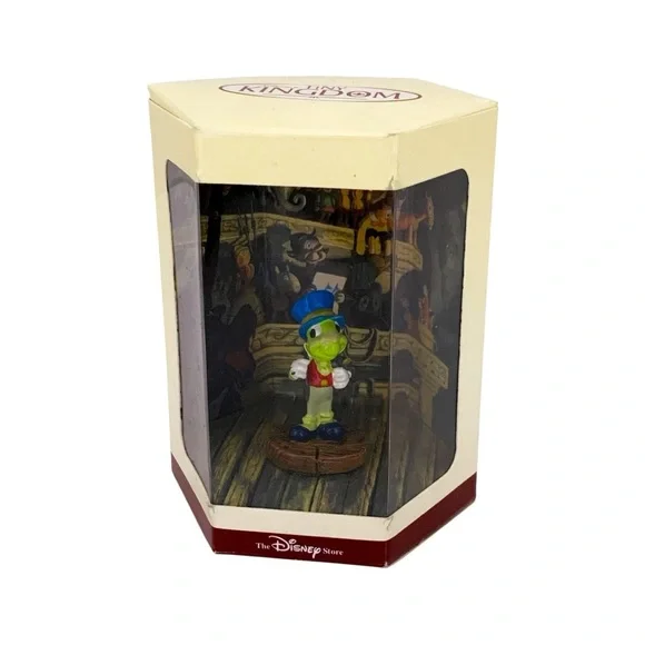 NIB Disney Tiny Kingdom Jiminy Cricket Figurine in Box Vintage